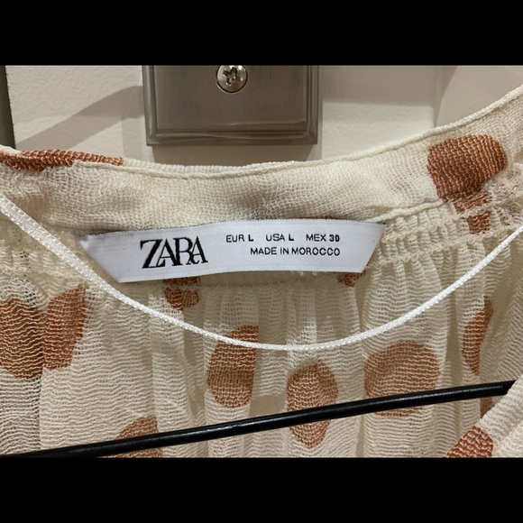 Zara Polka Dot Shirt 💖 - Picture 3 of 6